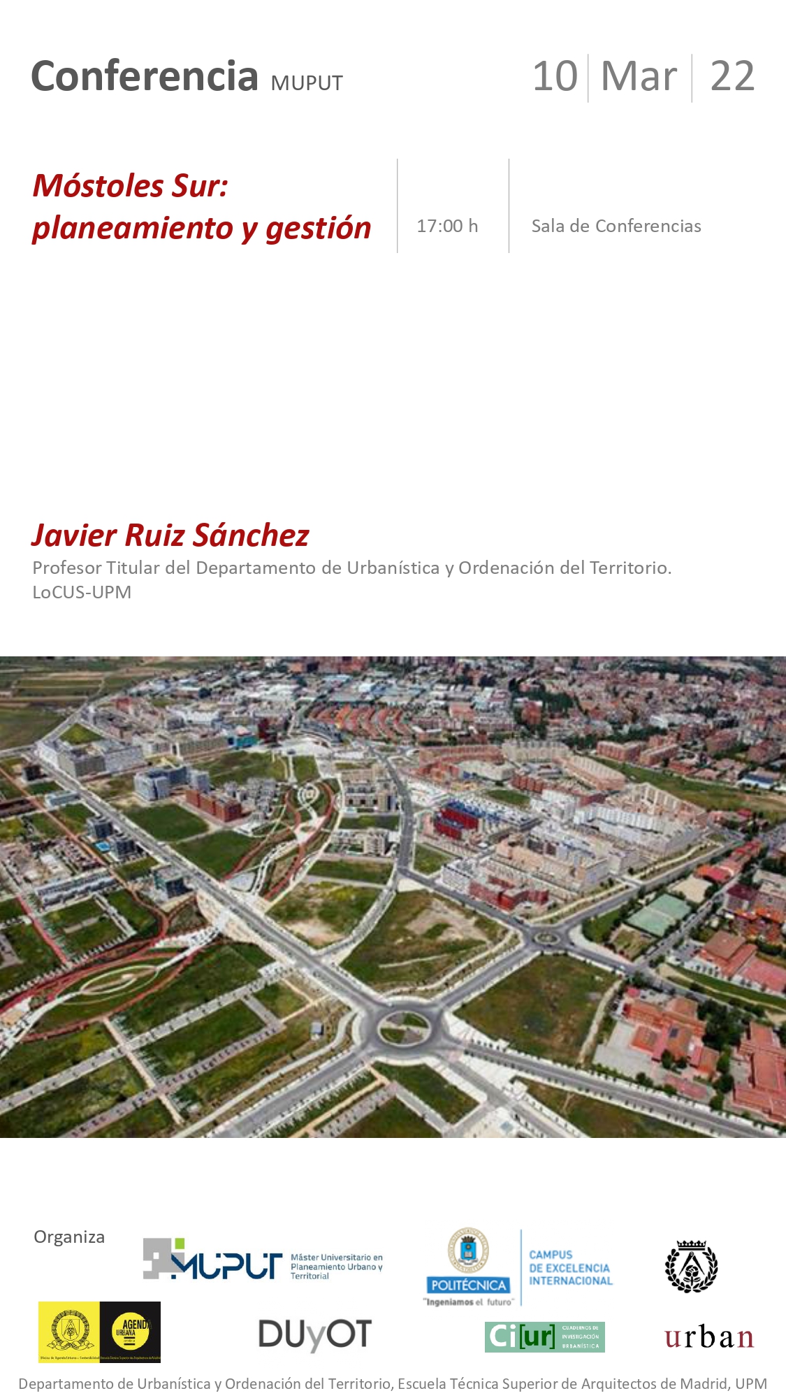 Móstoles Sur: planeamiento y gestión