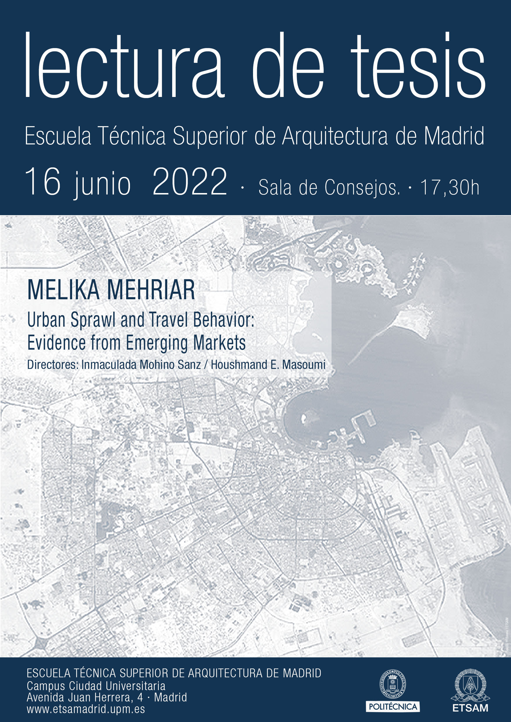 Lectura de Tesis Melika Mehriar